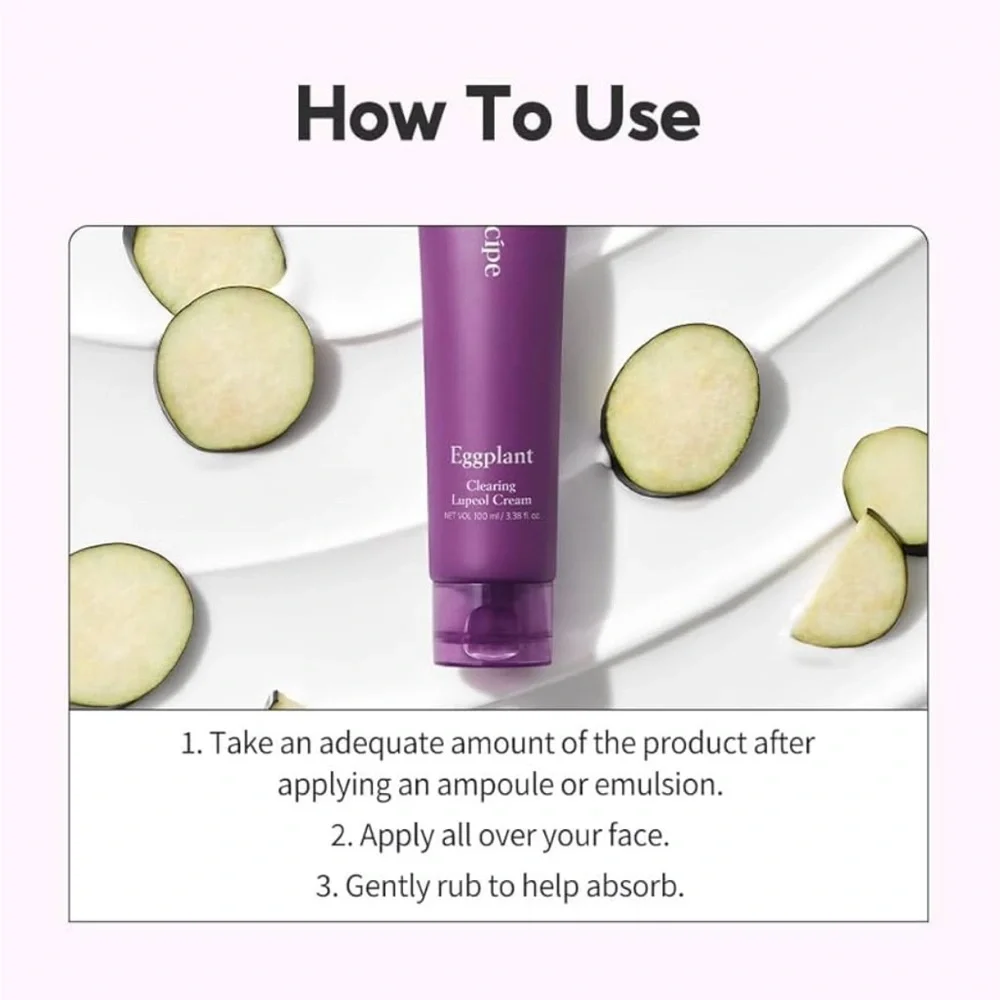 Korean Skincare Papa Recipe Eggplant Clearing Face Cream